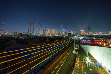 Japonya Tokyo Harumi manzarası