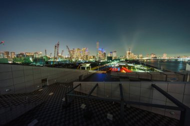 Japonya Tokyo Harumi manzarası