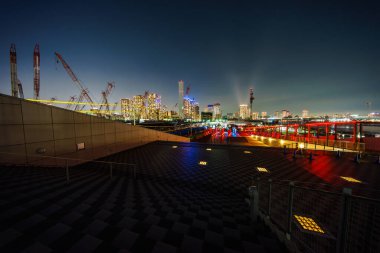 Japonya Tokyo Harumi manzarası