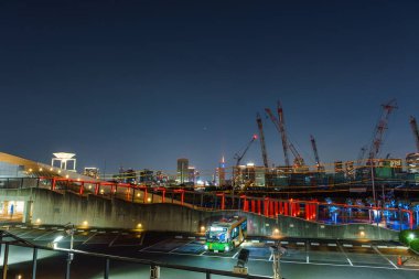 Japonya Tokyo Harumi manzarası