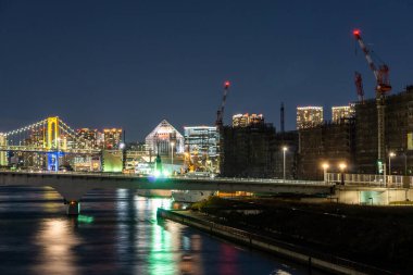 Japonya Tokyo Harumi manzarası