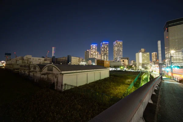 Giappone Tokyo Paesaggio Harumi — Foto Stock