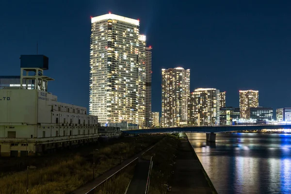 Japonsko Tokio Harumi Krajina — Stock fotografie