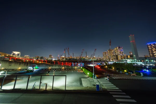Giappone Tokyo Paesaggio Harumi — Foto Stock