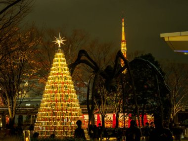 Tokyo Roppongi Tepeleri Gece Manzarası