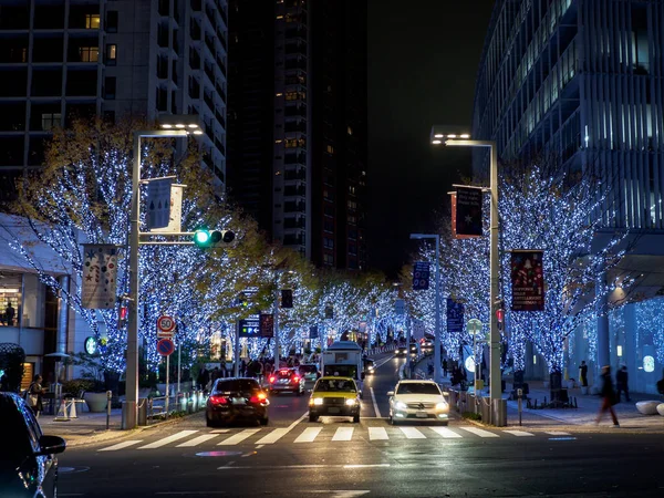Tokyo Roppongi Keyakizaka Gece Görünümü