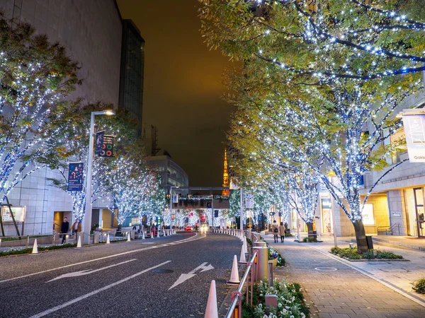 Tokyo Roppongi Keyakizaka Night View — Stock Photo, Image