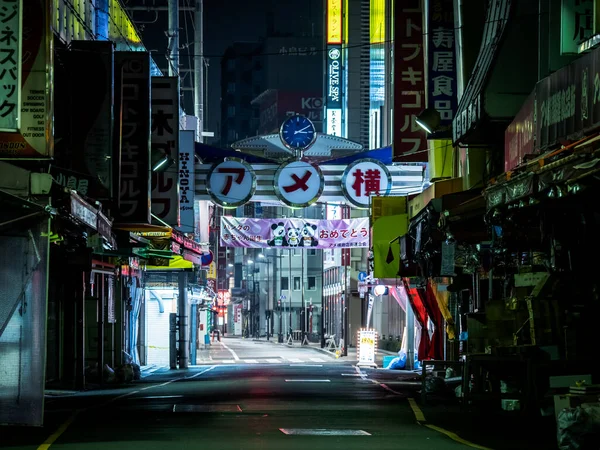 Einkaufsstraße Ameyoko Japan Tokio — Stockfoto