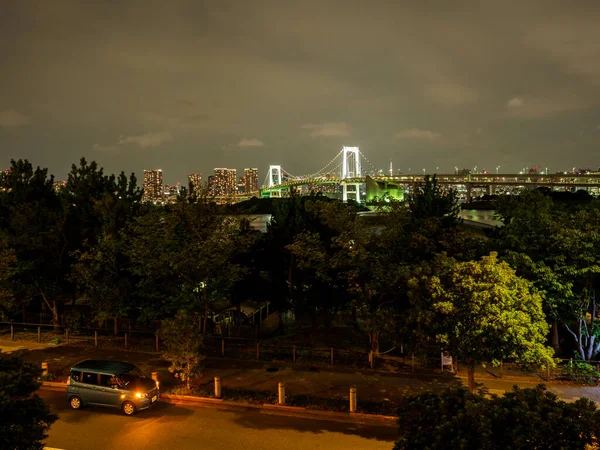 Japonsko Tokyo Odaiba Landscape — Stock fotografie