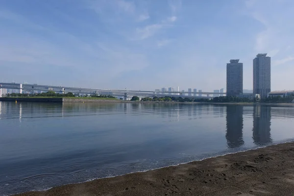 Japan Tokio Odaiba Landschap — Stockfoto