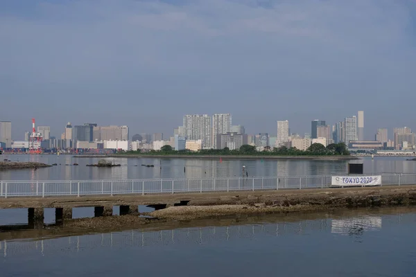 Japan Tokio Odaiba Landschaft — Stockfoto