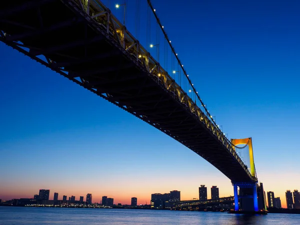 Tokyo Rainbow Bridge Paisaje —  Fotos de Stock