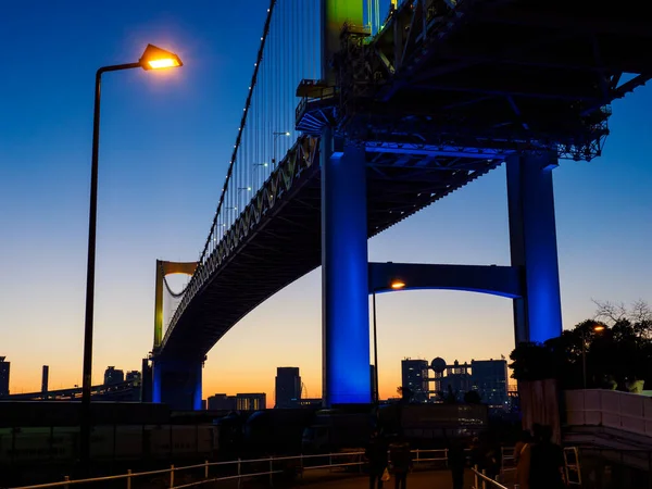 Tokyo Rainbow Bridge Paisaje —  Fotos de Stock