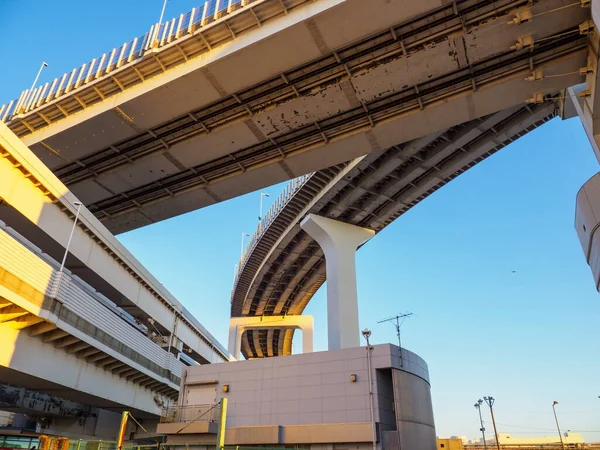 Tokyo Rainbow Bridge Paisagem — Fotografia de Stock