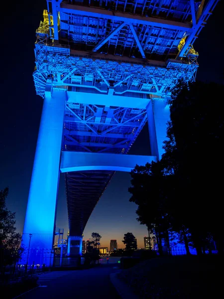 東京レインボーブリッジ景観 — ストック写真