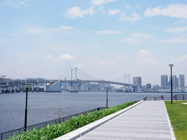 Tokyo Rainbow Bridge Landskap — Stockfoto