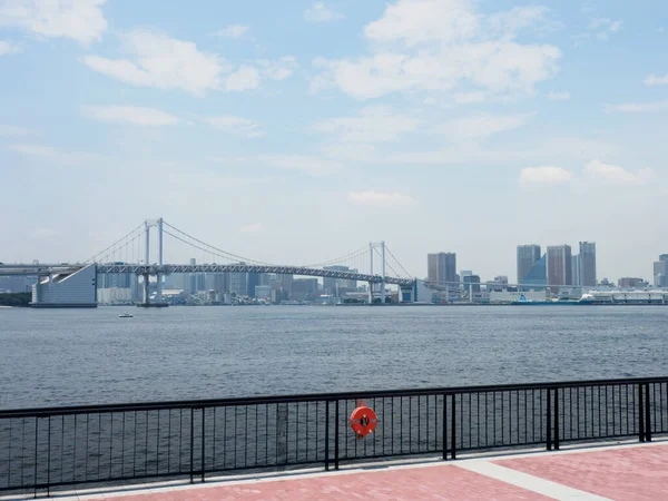 Tokyo Rainbow Bridge Landskap — Stockfoto