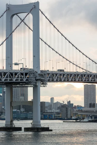 Tokiói Szivárvány Híd Tájkép — Stock Fotó