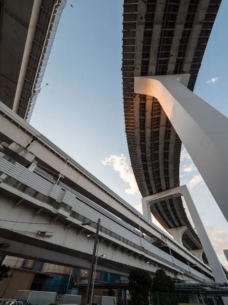 Tokyo Rainbow Bridge Paisagem — Fotografia de Stock