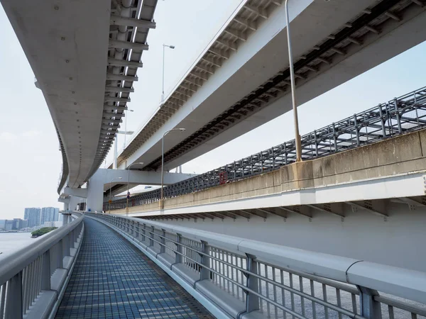 Tokyo Rainbow Bridge Landscape — стокове фото