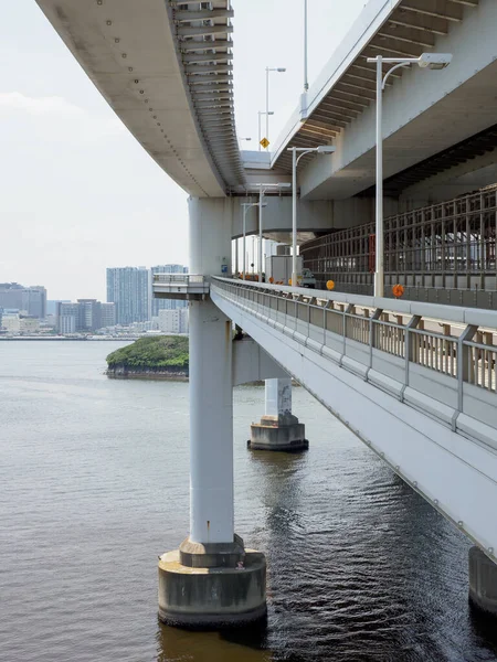 Tokyo Rainbow Bridge Landscape — стокове фото