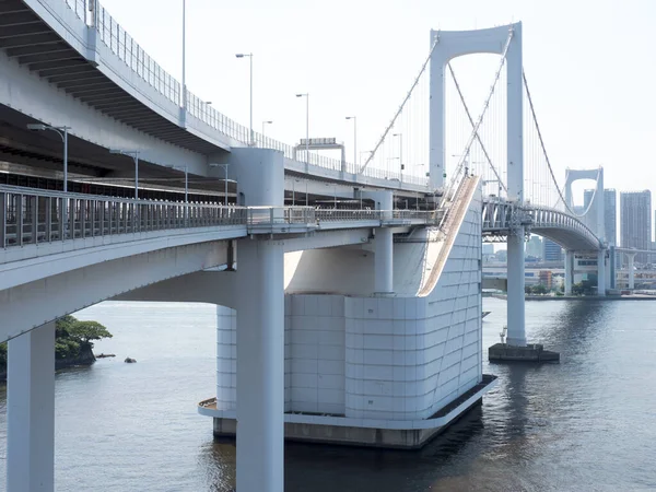 Tokyo Rainbow Bridge Landskap — Stockfoto