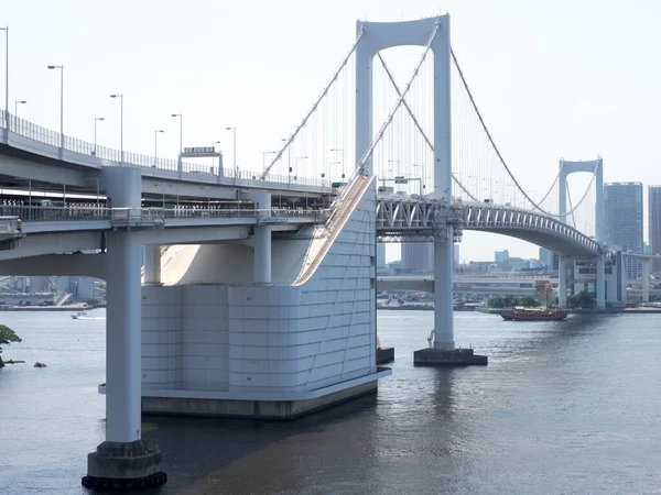 东京彩虹大桥景观 — 图库照片