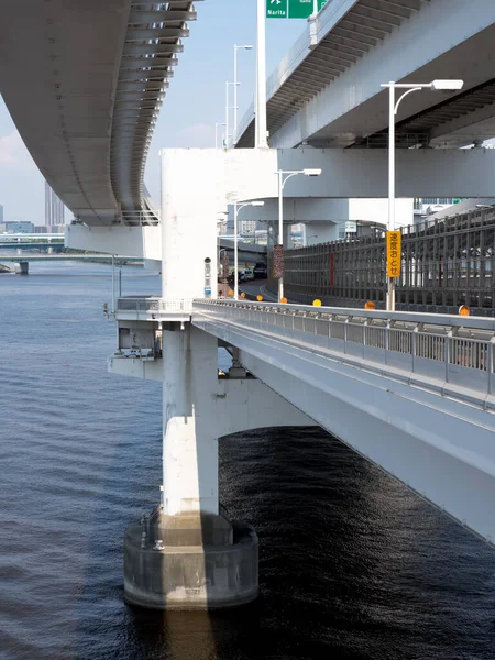 Landschaft Der Regenbogenbrücke Tokio — Stockfoto