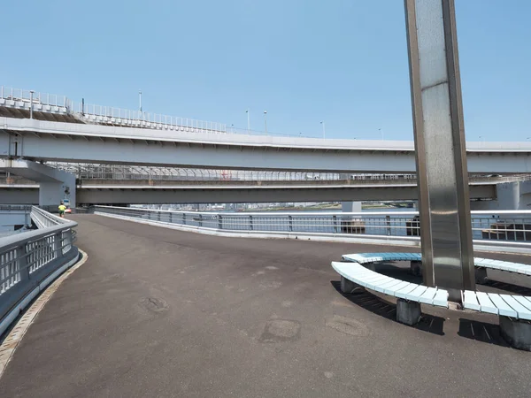 Tokyo Rainbow Bridge Paesaggio — Foto Stock