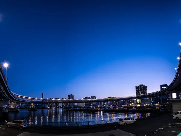 Tokio Rainbow Bridge Landschap — Stockfoto