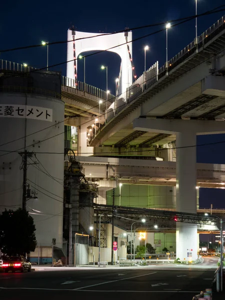 東京レインボーブリッジ景観 — ストック写真