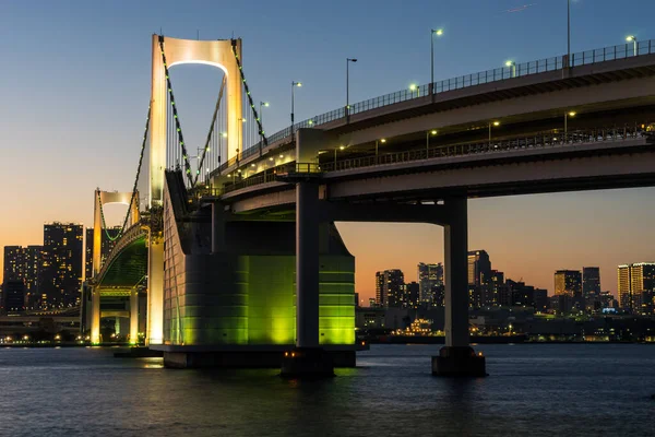 Tokyo Rainbow Bridge Landskap — Stockfoto