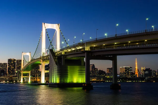 Tokio Rainbow Bridge Landschap — Stockfoto