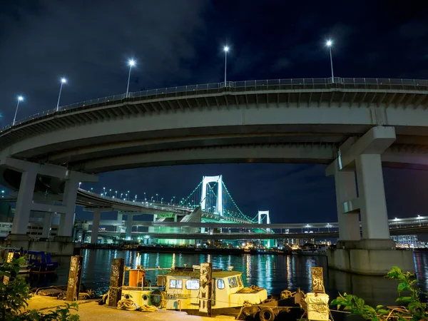 Landschaft Der Regenbogenbrücke Tokio — Stockfoto