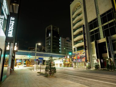 Ginza gece manzarası, Japonya Tokyo