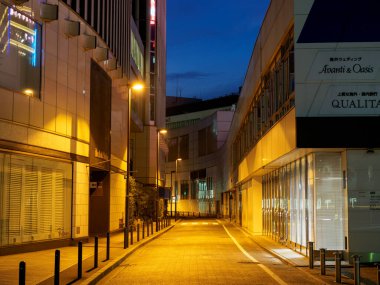 Ginza gece manzarası, Japonya Tokyo