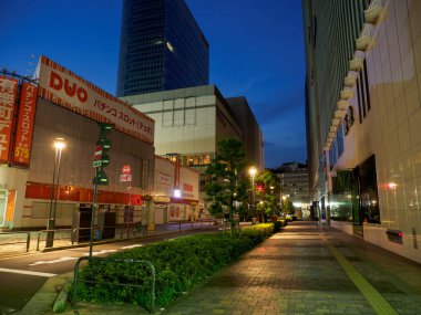 Ginza gece manzarası, Japonya Tokyo