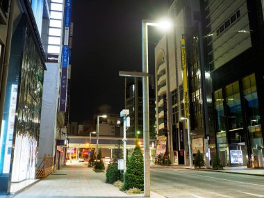 Ginza gece manzarası, Japonya Tokyo