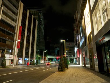 Ginza gece manzarası, Japonya Tokyo
