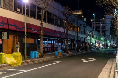 Ginza gece manzarası, Japonya Tokyo