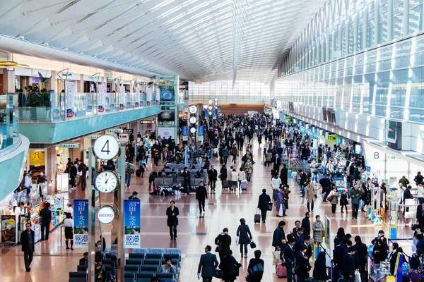 Port Lotniczy Haneda Japonii — Zdjęcie stockowe