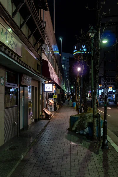 Ginza Éjszakai Nézet Japán Tokió — Stock Fotó