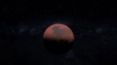 Mars Boşluğu 3DCG Dijital Canlandırma Grafikleri