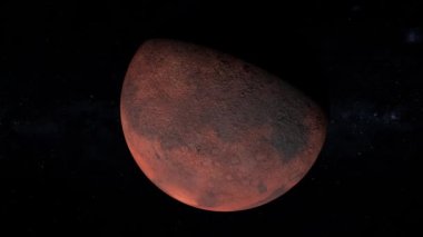 Mars Boşluğu 3DCG Dijital Canlandırma Grafikleri