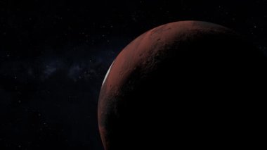 Mars Boşluğu 3DCG Dijital Canlandırma Grafikleri
