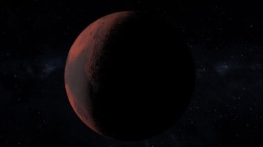 Mars Boşluğu 3DCG Dijital Canlandırma Grafikleri