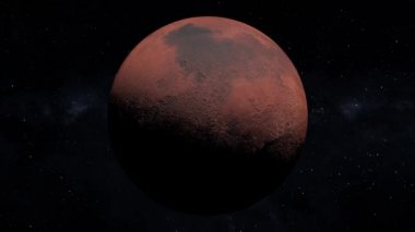 Mars Boşluğu 3DCG Dijital Canlandırma Grafikleri