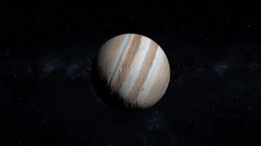 Jüpiter Boşluğu 3DCG Dijital Canlandırma Hareketi Grafikleri