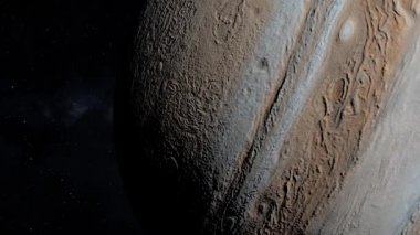 Jüpiter Boşluğu 3DCG Dijital Canlandırma Hareketi Grafikleri