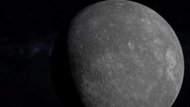 Merkür Boşluğu 3DCG Dijital Canlandırma Hareketi Grafikleri